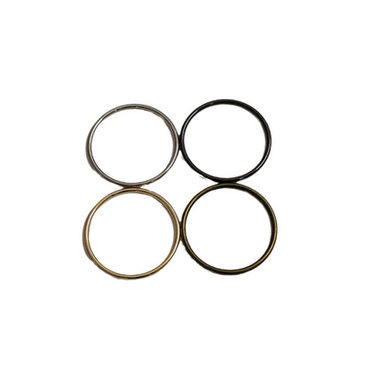 Zinc Alloy Circle Closed Ring Clothing Luggage Accessories Metal Seamless Ring Women's Belt Line Buckle Round Ring Buckle - image 5