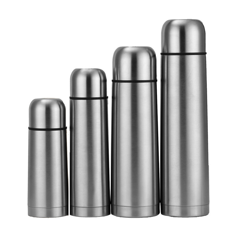 Stainless Steel Bullet Vacuum Insulated Cup Anti-Fall Household Large-Capacity Travel Water Cup Outdoor Portable Sports Kettle - image 5