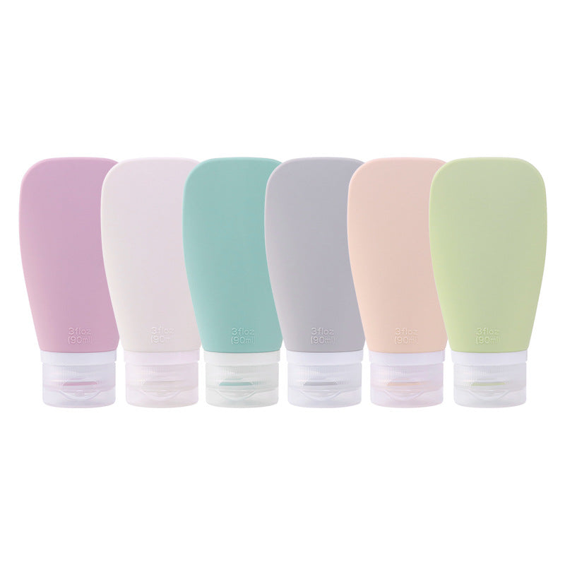 Food Grade Travel Dispensing Bottle Squeeze Lotion Bottle Portable Shampoo Skin Care Product Silicone Leak-Proof Bottle Portable - image 5