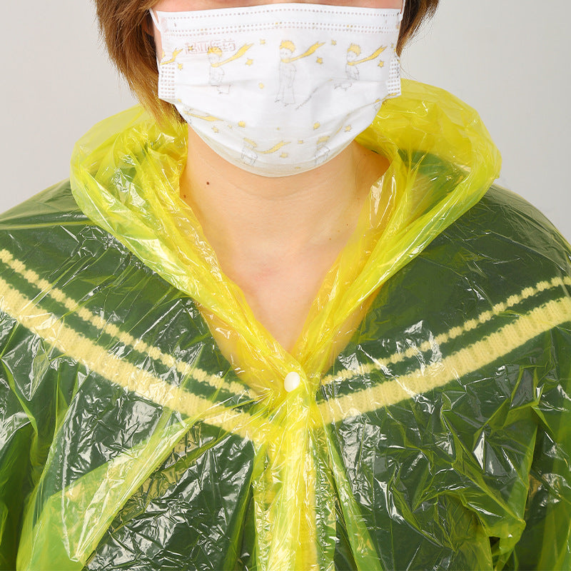 Pe Disposable Adult Raincoat for Outdoor Scenic Spots, Travel, Hiking, Portable, Thickened, Pullover, Essential, One-Piece, Waterproof - image 2