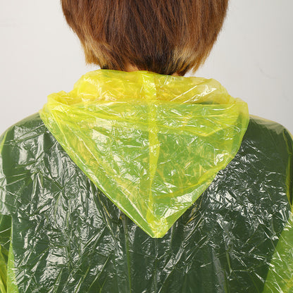 Pe Disposable Adult Raincoat for Outdoor Scenic Spots, Travel, Hiking, Portable, Thickened, Pullover, Essential, One-Piece, Waterproof - image 3
