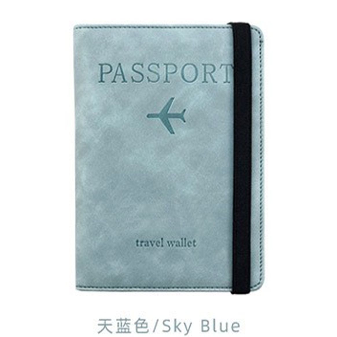 Ribbon Color-Changing Anti-Theft Pu Passport Holder Passport Multi-Internal Pavilion Multi-Flap Pocket Pants Passport Document - image 2