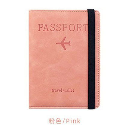 Ribbon Color-Changing Anti-Theft Pu Passport Holder Passport Multi-Internal Pavilion Multi-Flap Pocket Pants Passport Document - image 3