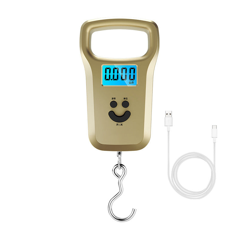 Household Rechargeable Luggage Scale Portable Handheld Scale Electronic Scale 50kg Express Scale Fishing Scale Food Buying Scale Package Scale - image 3