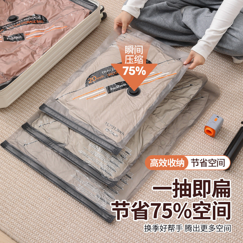 Thickened Vacuum Compression Storage Bags for Clothes, Quilts, down Jackets, Outdoor Travel Storage, Special Sealing - image 2