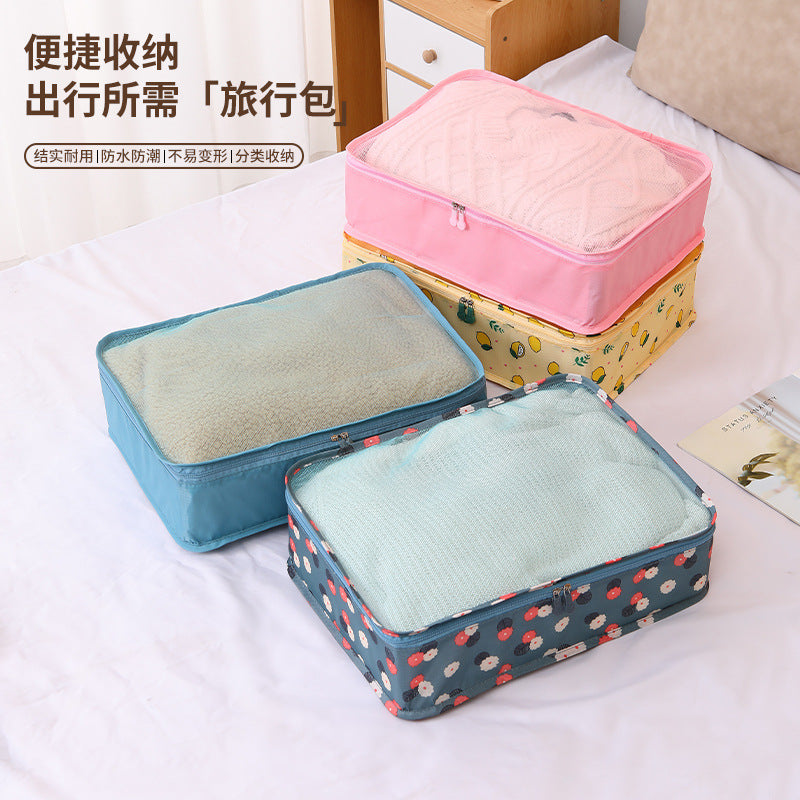 Travel storage bag travel travel luggage clothing organizing storage bag simple separated storage suit large and medium size - image 1