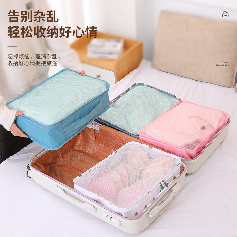 Travel storage bag travel travel luggage clothing organizing storage bag simple separated storage suit large and medium size - image 2