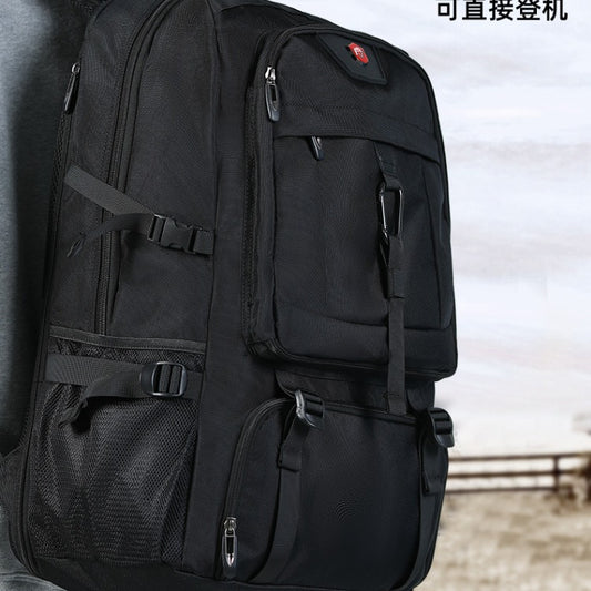 Travel Bag Men's outdoor mountaineering waterproof large capacity schoolbag travel luggage backpack travel computer backpack women - image 2