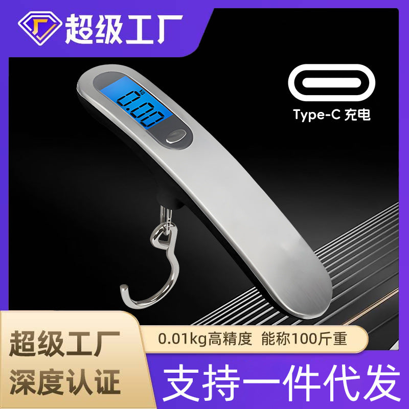 Teyi Satchel Scale Digital Scale 50kg Satchel Luggage Scale Handheld Weighing Scale Wholesale Mini Express Crane Scale - image 1