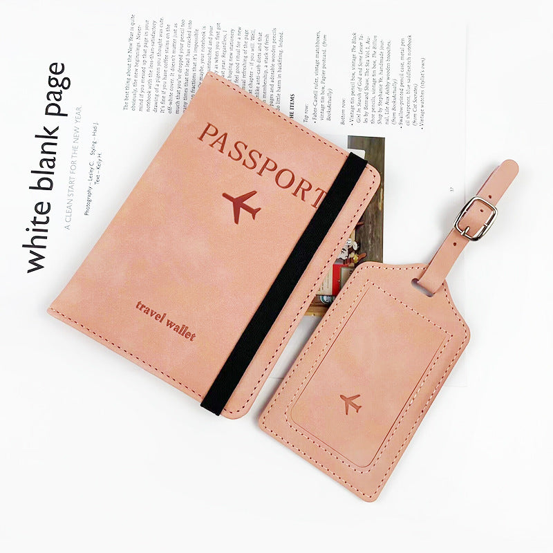 PU leather anti-magnetic passport bag luggage tag suit leather anti-theft brush rfid passport holder ID bag in stock passport cover - image 3