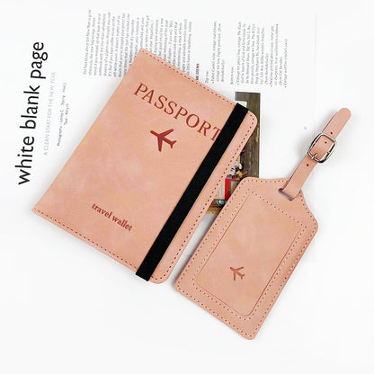 PU leather anti-magnetic passport bag luggage tag suit leather anti-theft brush rfid passport holder ID bag in stock passport cover - image 3