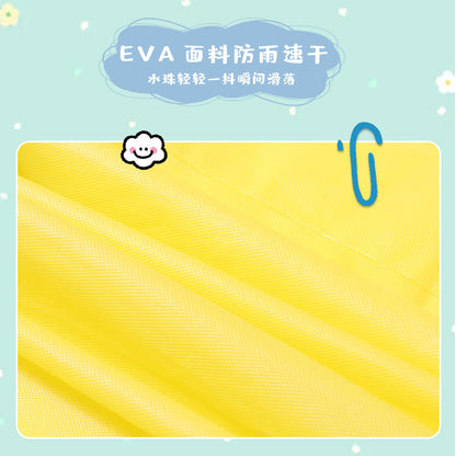 Children's raincoat non-disposable eva thickened medium and large children student lightweight raincoat outdoor travel poncho factory - image 4