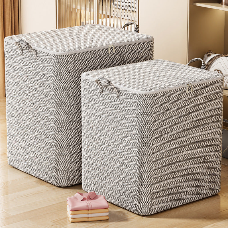 Household Luggage Packing Bag Storage Bag Clothes Quilt Clothing Moving Bedroom Fabric Large Capacity Storage Box Sundries - image 1
