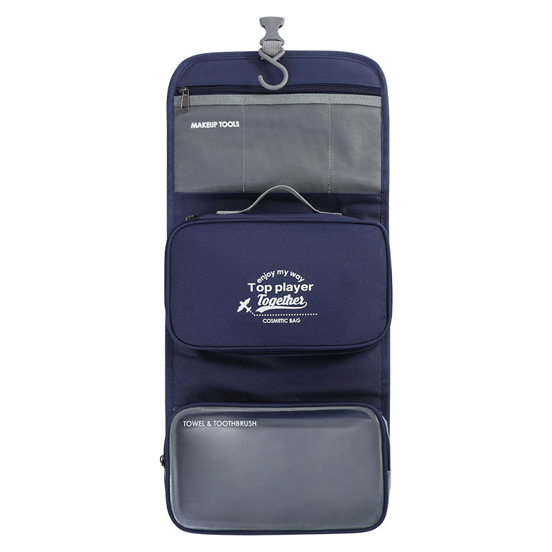Travel Business Cosmetics Bag for Men and Women on Business Trips, Portable Large-Capacity Toiletry Bag That Can Be Hung with Dry and Wet Separation for Washing - image 5