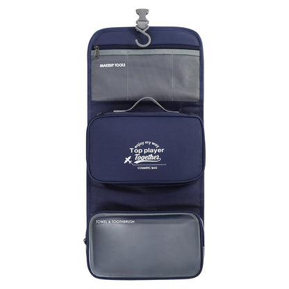 Travel Business Cosmetics Bag for Men and Women on Business Trips, Portable Large-Capacity Toiletry Bag That Can Be Hung with Dry and Wet Separation for Washing - image 5