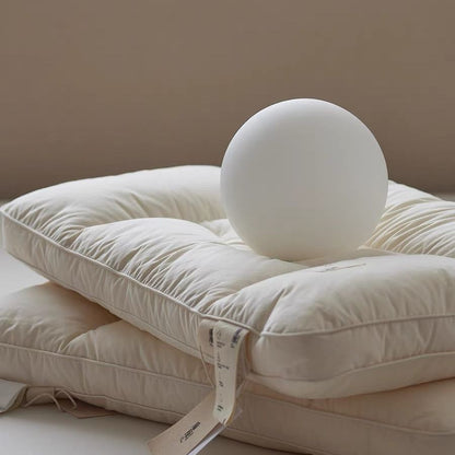 Factory Direct Sales of Original Ecological Non-Fluorescent Sleep-Aiding Class a Ecological Antibacterial Pure Cotton Neck Pillow Core Pillow, All-Cotton Pillow - image 3