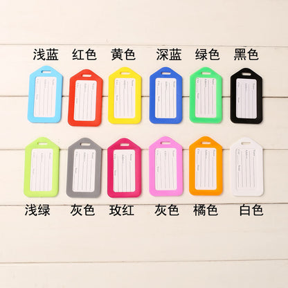 Plastic Pp Aircraft Luggage Tag, Suitcase Address Tag, Boarding Pass, Travel Luggage Accessories, Name Tag - image 2