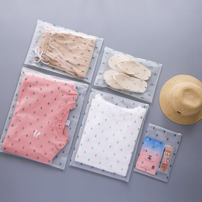 In-Stock Wholesale Travel Clothing Dust-Proof Storage Bags, Underwear Packing Pe Shoe and Clothing Frosted Zipper Bags - image 4