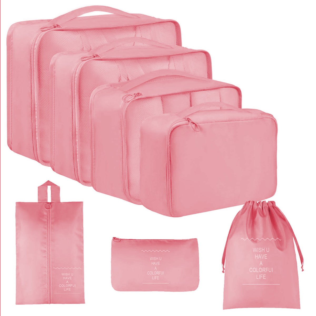 Cross-border Travel Storage Bag suit Digital Toiletries Cosmetics Sub-packaging Storage Bag Clothes Shoes Duffel Bag - image 2
