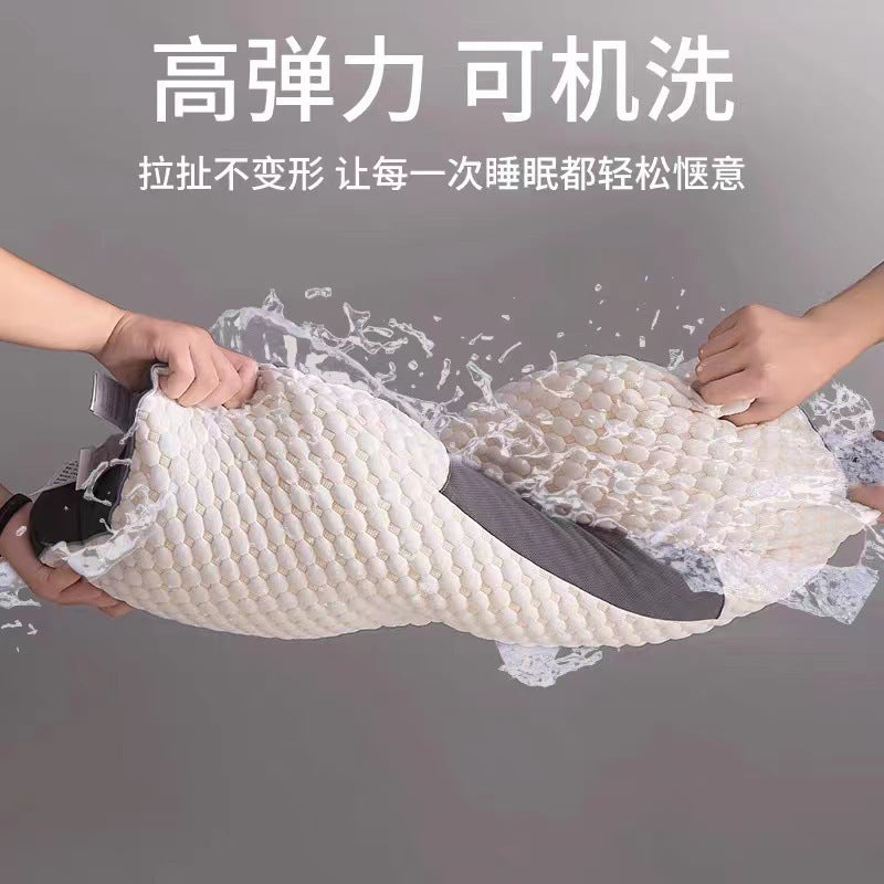 Factory Direct knitted cotton SPA massage pillow neck pillow single student dormitory household wholesale pillow core - image 3