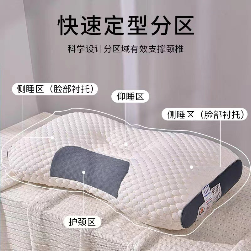 Factory Direct knitted cotton SPA massage pillow neck pillow single student dormitory household wholesale pillow core - image 4