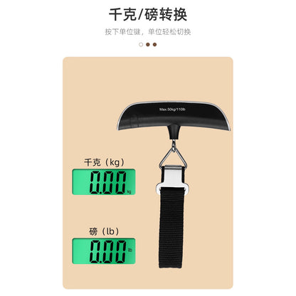 50kg Portable Handheld Electronic Scale for Luggage and Bags, Mini Hook Scale for Cross-Border Use - image 3