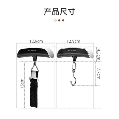 50kg Portable Handheld Electronic Scale for Luggage and Bags, Mini Hook Scale for Cross-Border Use - image 4