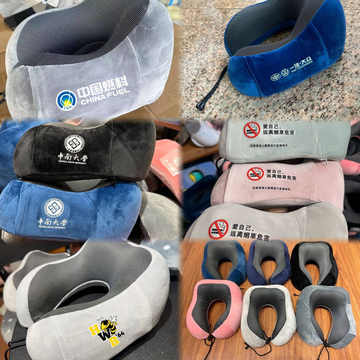 Wholesale U-Shaped Pillow Memory Foam U-Shaped Neck Pillow with Logo Storage Travel Portable Cross-Border Neck Pillow Neck Support Pillow U-Shaped Pillow - image 2