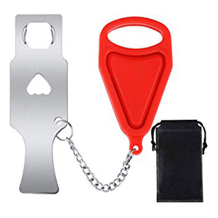 Cross-border portable door lock cross-border travel door lock anti-theft door lock safety buckle door blocker in stock lock - image 1
