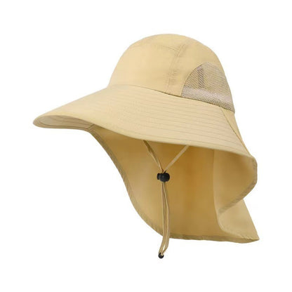 Summer sun protection tea picking hat sun hat big brim men's outdoor fishing hat travel Hat sun protection hat - image 5