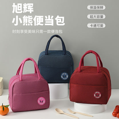 Factory wholesale thermal insulation bag waterproof fresh aluminum foil lunch box bag work Portable Primary School student lunch bag travel ice bag - image 1