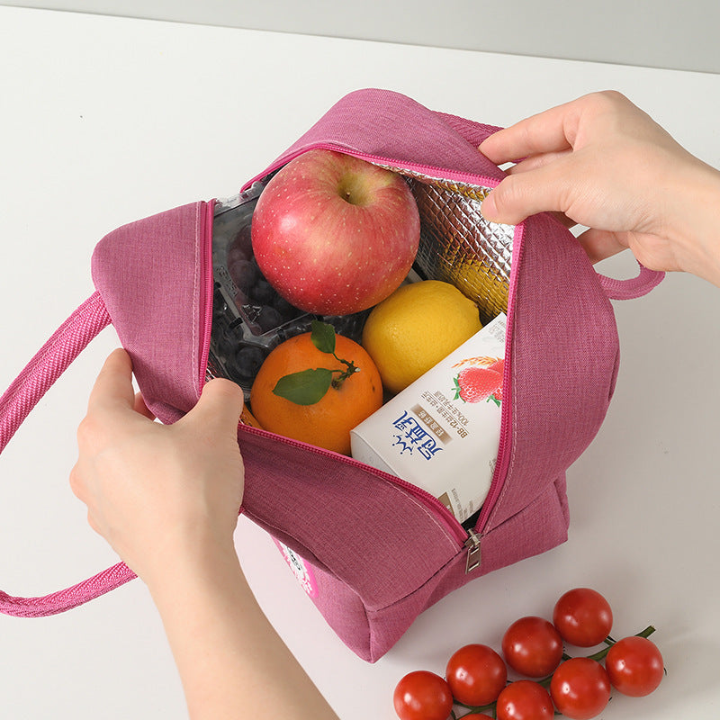 Factory wholesale thermal insulation bag waterproof fresh aluminum foil lunch box bag work Portable Primary School student lunch bag travel ice bag - image 3