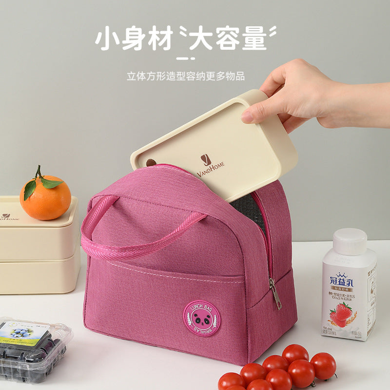 Factory wholesale thermal insulation bag waterproof fresh aluminum foil lunch box bag work Portable Primary School student lunch bag travel ice bag - image 4