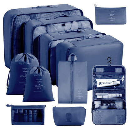 Cross-border Travel Storage Bag Eight-piece Set Business Travel Storage Bag Large Capacity Storage Bag Waterproof Travel Storage Bag - image 2