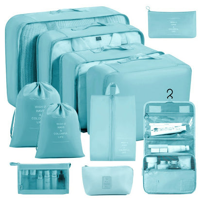 Cross-border Travel Storage Bag Eight-piece Set Business Travel Storage Bag Large Capacity Storage Bag Waterproof Travel Storage Bag - image 5