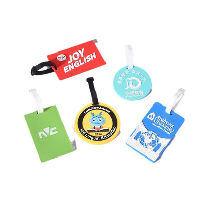 Universal Pvc Silicone Luggage Tag Travel Boarding Bus Card Holder Tag Luggage Suitcase Anti-Lost Tag Custom-Made - image 5