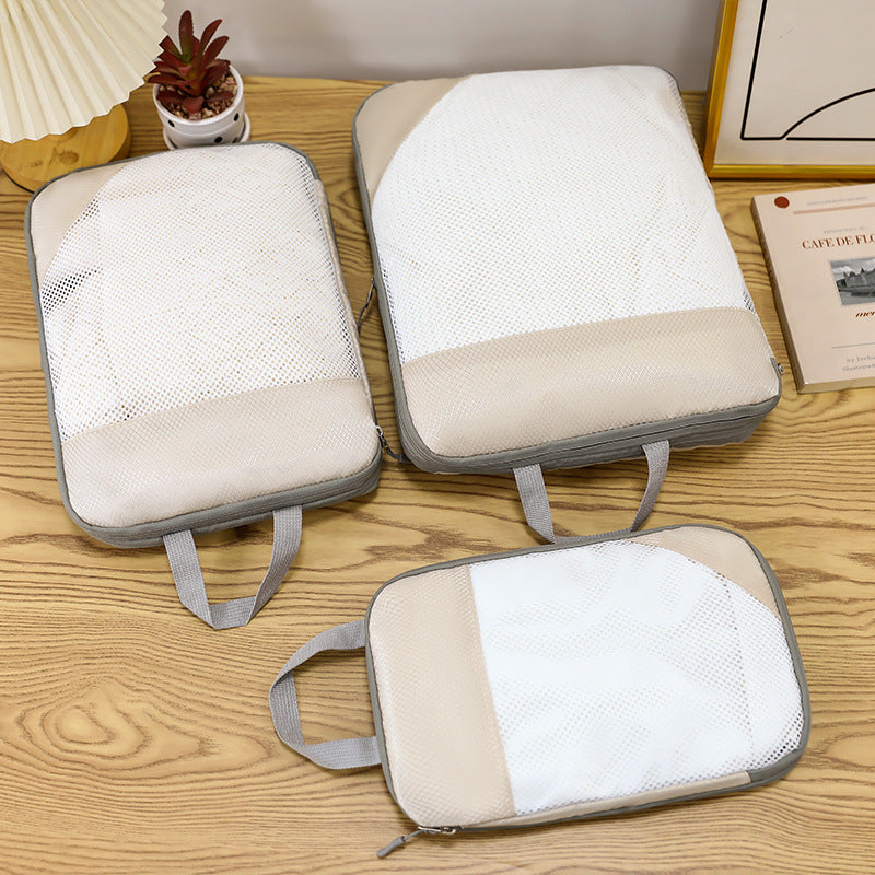 Amazon New Travel Storage Bag Set Luggage Organize Portable Belt Net Compressible Portable Storage Bag - image 3
