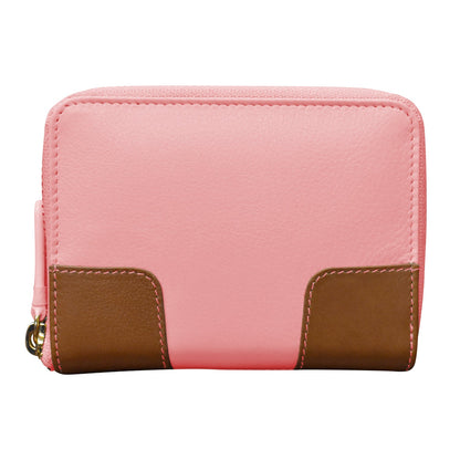CORNER DETAIL SMALL ZIP WALLET