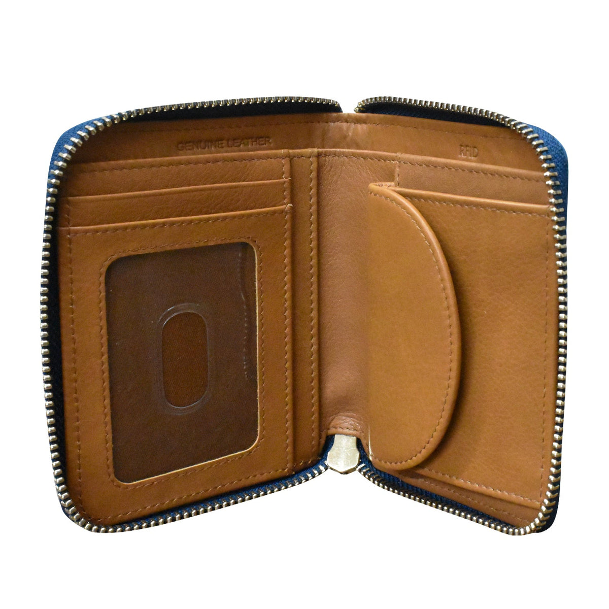 CORNER DETAIL SMALL ZIP WALLET