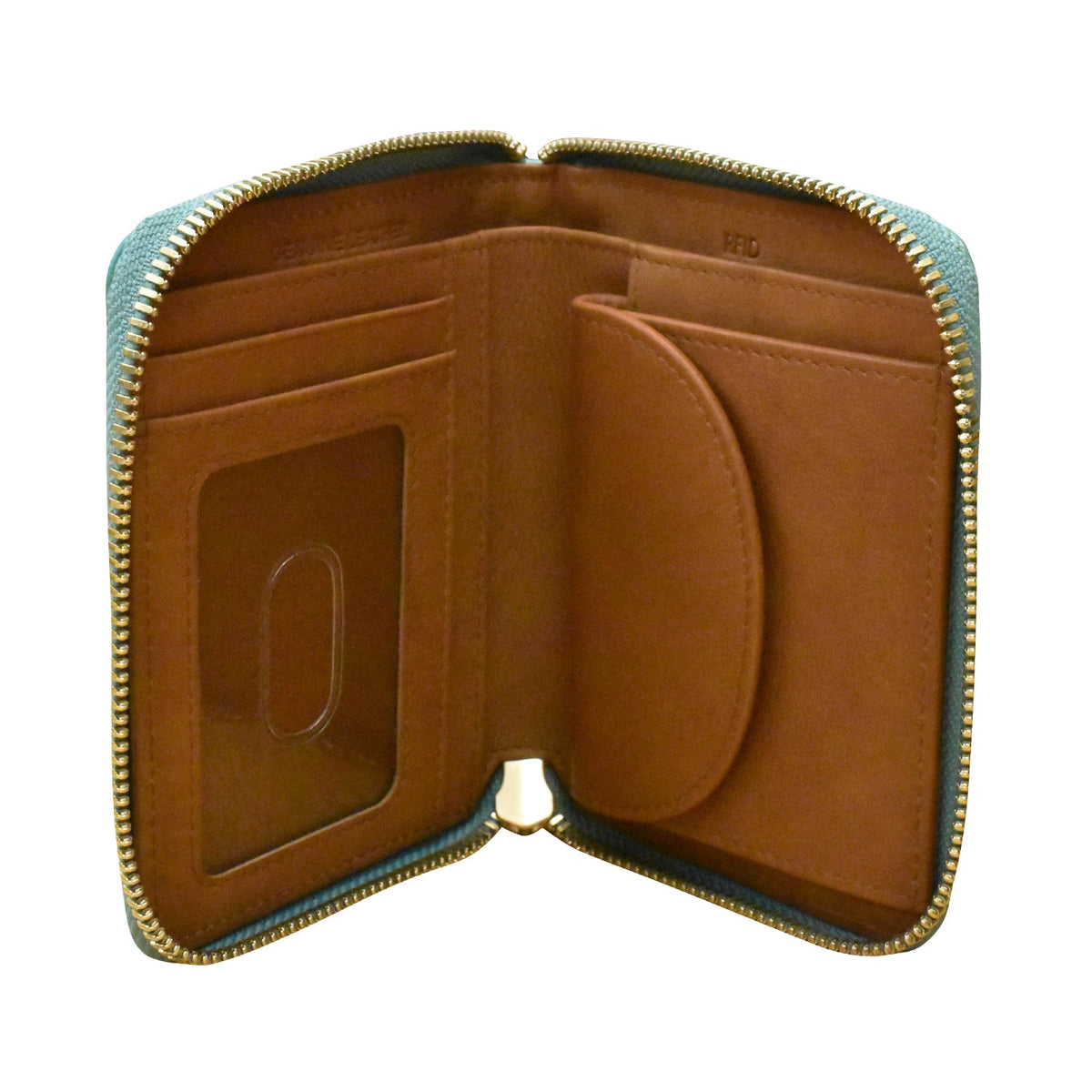 CORNER DETAIL SMALL ZIP WALLET