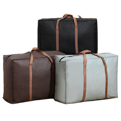 Simple outdoor travel storage bag solid color non-woven handbag multi-purpose travel bag moving bag factory - image 5