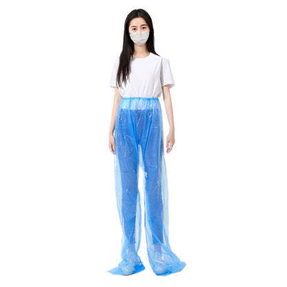 Disposable Rain Pants with Foot Covers, Thickened Outdoor Raincoat for Rafting and Travel, Waterproof Pants for Men and Women, Protection Against Heavy Rain - image 5