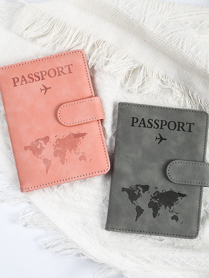 pu leather passbook bag amazon cross-border rfid multi-card multi-function passport identification set passbook set - image 4