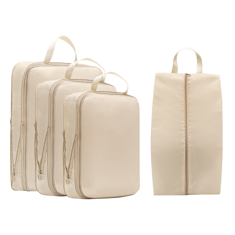 Travel Storage Bag, Portable Clothing and Luggage Packing Bag for Business Trips, Waterproof Large-Capacity Travel Four-Piece Storage Bag Set - image 5