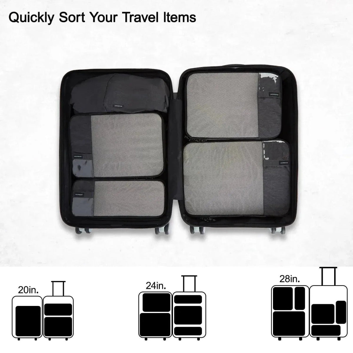 Compression Packing Cubes 6 PCS