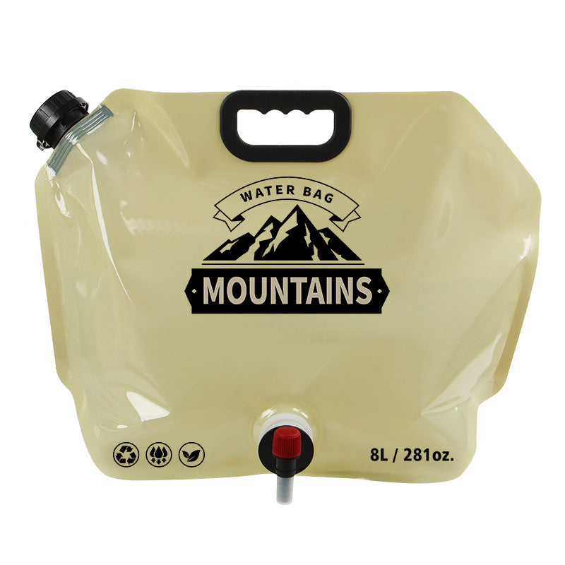 Outdoor Water Bag Portable Folding Drinking Bucket Camping Travel Water Storage Bag Mountain Climbing Water Storage Bag Large Capacity Soft Thickened - image 5