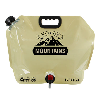 Outdoor Water Bag Portable Folding Drinking Bucket Camping Travel Water Storage Bag Mountain Climbing Water Storage Bag Large Capacity Soft Thickened - image 5