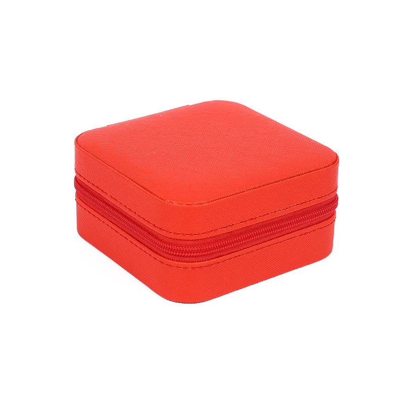 Source Factory In-Stock Cross-Border Portable Travel Jewelry Storage Box Dust-Proof Ring Box Multi-Functional Jewelry Box - image 5