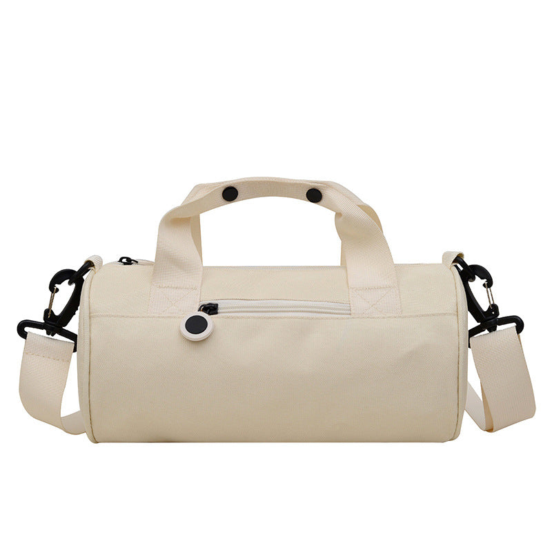 New Cylinder Sports Travel Bag Waterproof Oxford Cloth Large Capacity Portable Crossbody Travel Bag Fashion Casual Portable - image 5
