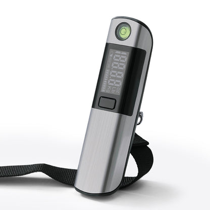 Foreign trade special stainless steel electronic luggage scale 50KG with horizontal bubble tape measure multi-purpose portable electronic hanging scale - image 5
